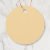 Cadeau Étiquettes de Faveur de Mariage de Tombe de Citrou (Dos)