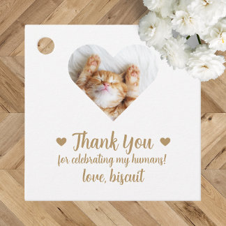 Cadeau Étiquettes de faveur de mariage personnalisées pou