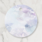 Cadeau Étiquettes de Faveur de Pâques Élégantes (Dos)