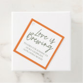 Cadeau Étiquettes de faveur de shower de mariage Citrus (En situation)