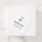 Cadeau Étiquettes de Faveur Fleur de Fleur Sauvage en Fle (En situation)