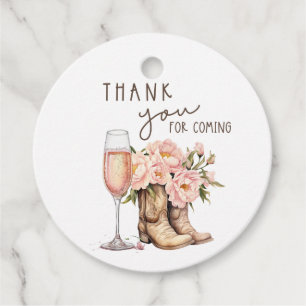Cadeau Étiquettes de faveur pour Bottes et Bulles