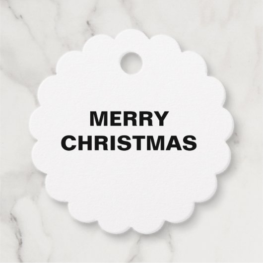 CADEAU ÉTIQUETTES DE FAVEUR SIMPLES NOËL OR (Devant)
