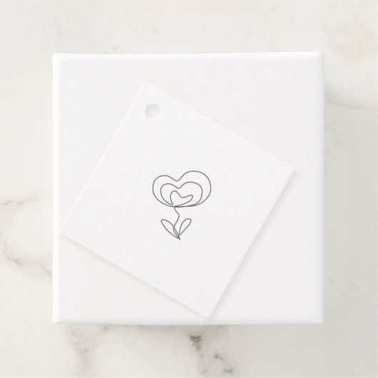 CADEAU ÉTIQUETTES DE FAVEUR SIMPLES NOËL ROUGE (En situation)