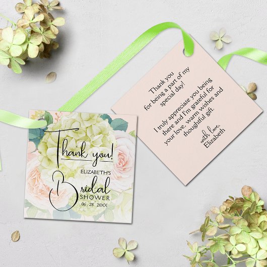 Cadeau Étiquettes de Faveurs de Mariage Fleurs de Jardin