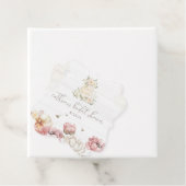 Cadeau Étiquettes de Faveurs de Mariage Florales pour Fut (En situation)