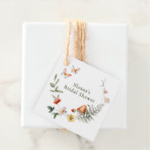 Cadeau Étiquettes de Faveurs de Réception de Mariage Forê (En situation)