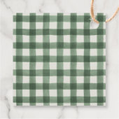 Cadeau Étiquettes de Faveurs de Réception de Mariage Forê (Dos)