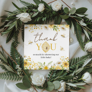 Cadeau Étiquettes de Faveurs Florales Petite Abeille à Mi