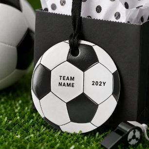 Cadeau Étiquettes de favoris de ballon de football   Étiq