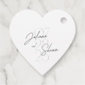 Cadeau étiquettes de mariage (Dos)