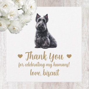 Cadeau Étiquettes de mariage préférées pour chien Terrier