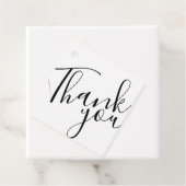 Cadeau Étiquettes de Merci d'entreprise de script moderne (En situation)