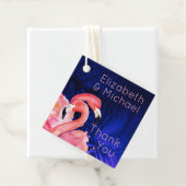 Cadeau Étiquettes de packaging Favori Flamant Tropical Ro (En situation)