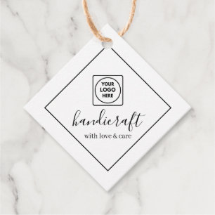 Cadeau Étiquettes de prix artisanales Kraft Logo Diamant