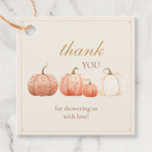 Cadeau Étiquettes de Remerciement Cadeaux Citrouilles à P