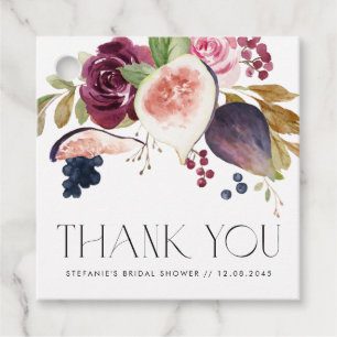 Cadeau Étiquettes de remerciement de Baby Shower Mariage