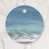 Cadeau Étiquettes de remerciement de plage et d'océan (Dos)