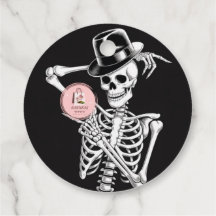 Étiquettes de remerciement Halloween pour fantômes