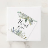 Cadeau étiquettes de remerciement pour feuilles de feuill (En situation)