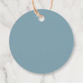 Cadeau Étiquettes Favor pour une douche de mariée. (Dos)