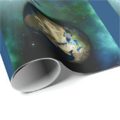 Cadeau Étoile religieuse de papier d'emballage de (Coin rond)