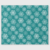 Cadeau Étoiles de neige - Vacances - Papier d'enveloppeme (Plat)