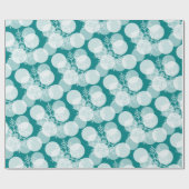 Cadeau Étoiles de neige - Vacances - Papier d'enveloppeme (Plat)