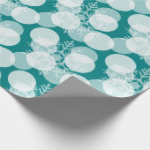 Cadeau Étoiles de neige - Vacances - Papier d'enveloppeme (Coin)