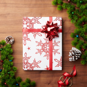 Cadeau étoiles, papier Noël+, hiver+patte, merry+xmas,