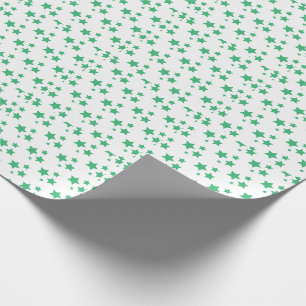 Cadeau Étoiles vertes Design moderne Papier d'enveloppeme