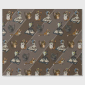 Cadeau Étude utile Chats Enveloppement Papier (Plat)