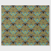 Cadeau Euphémie Baroque Élégant Papier à envelopper (Plat)