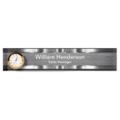 Cadeau Exécutif Classique Tone Desk Nom Plaque (Devant)