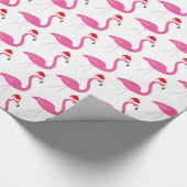 Cadeau Fa la la la Flamant rose Papier d'enveloppement de (Coin)