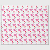 Cadeau Fa la la la Flamant rose Papier d'enveloppement de (Plat)