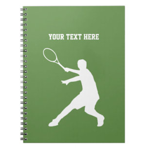 Cadeau fait sur commande de carnet de tennis pour