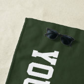 Cadeau fait sur commande de serviette de plage (En situation)