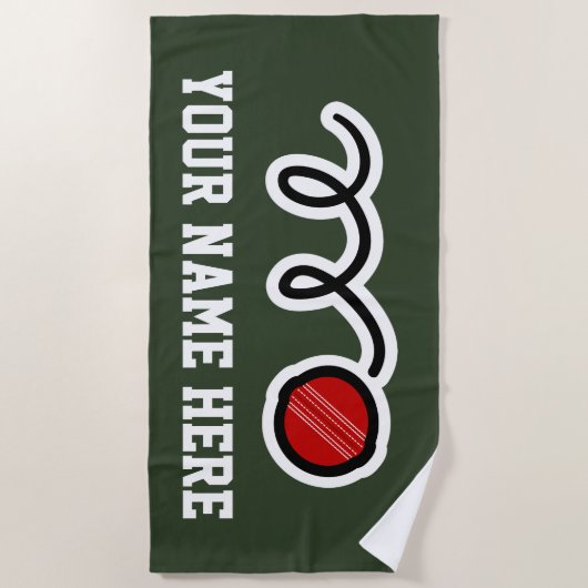 Cadeau fait sur commande de serviette de plage (Devant)