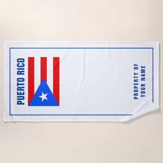 Cadeau fait sur commande de serviette de plage de (Devant)