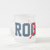 Cadeau fait sur commande de tasse de joueur de (Devant gauche)