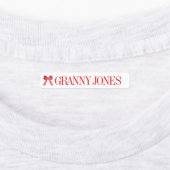 Cadeau familial Étiquette personnalisable Grand-mè (Apposé)