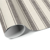 Cadeau Farmhouse moderne Papier à enveloppement rustique (Coin rond)