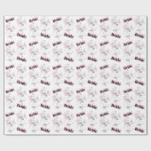 Cadeau Fashion Bride Pink Group Bride papier d'emballage (Plat)