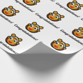 Cadeau Félicitations Papier d'emballage (Coin)