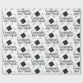 Cadeau Félicitations Papier d'enveloppement Grad 2024 (Plat)