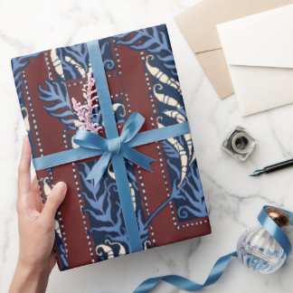 Cadeau Fern motif oriental Samarkande Papier d'enveloppem