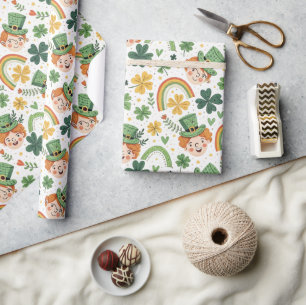 Cadeau Festive St. Patrick’s Day Wrapper Papier