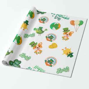 Cadeau Festive St. Patrick’s Day Wrapper Papier