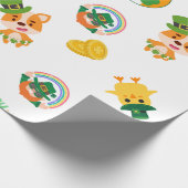 Cadeau Festive St. Patrick’s Day Wrapper Papier (Coin)